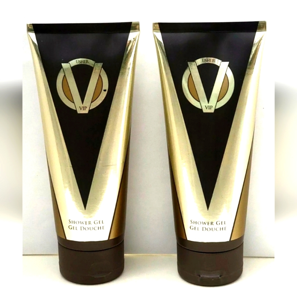 USHER VIP Shower Gel 6.7 fl oz FOR MEN (DISCONTINUED) Lot of 2